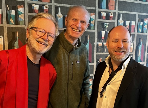 tre mannlige musikere