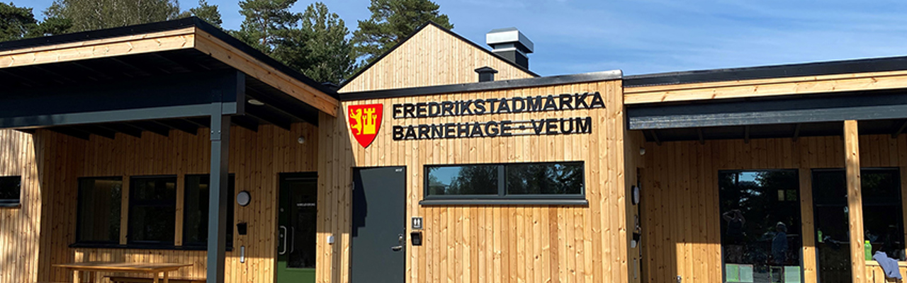 Fredrikstadmarka barnehage - inngangsparti