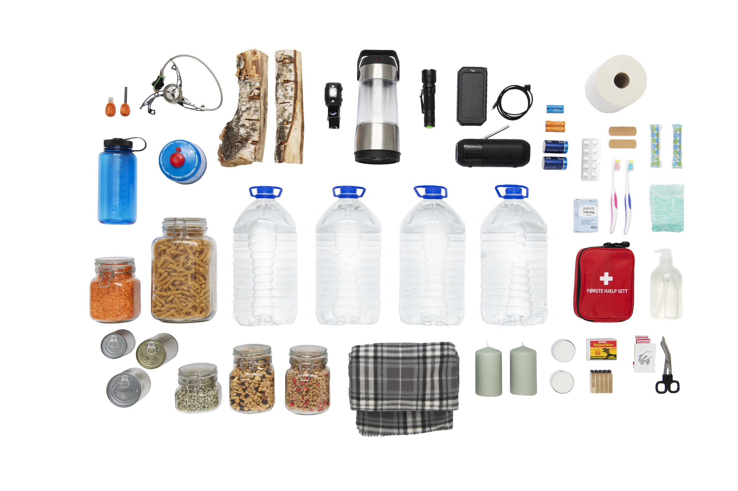 Egenberedskap for en uke  Hvordan vil du og dine nærmeste klare dere hvis strømmen blir borte en lengre periode? Hva gjør du hvis vannet forsvinner? Hva hvis du ikke får handlet på en uke? Egenberedskap handler om å være forberedt på slike situasjoner.  Norske myndigheter anbefaler at flest mulig er forberedt på å klare seg selv i en uke. Det er fordi kommuner og nødetater må prioritere de som ikke klarer seg uten hjelp i en krise.