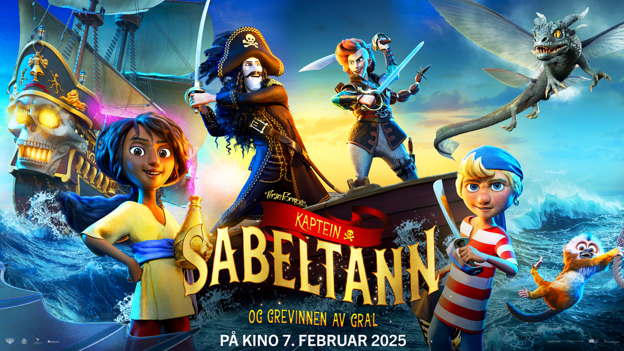 illustrasjon av kaptein sabeltann og en piratgutt