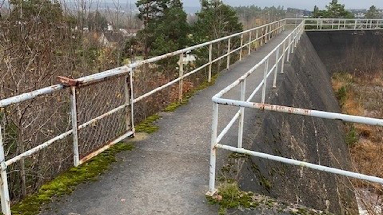 Betongdammen stenges for all ferdsel