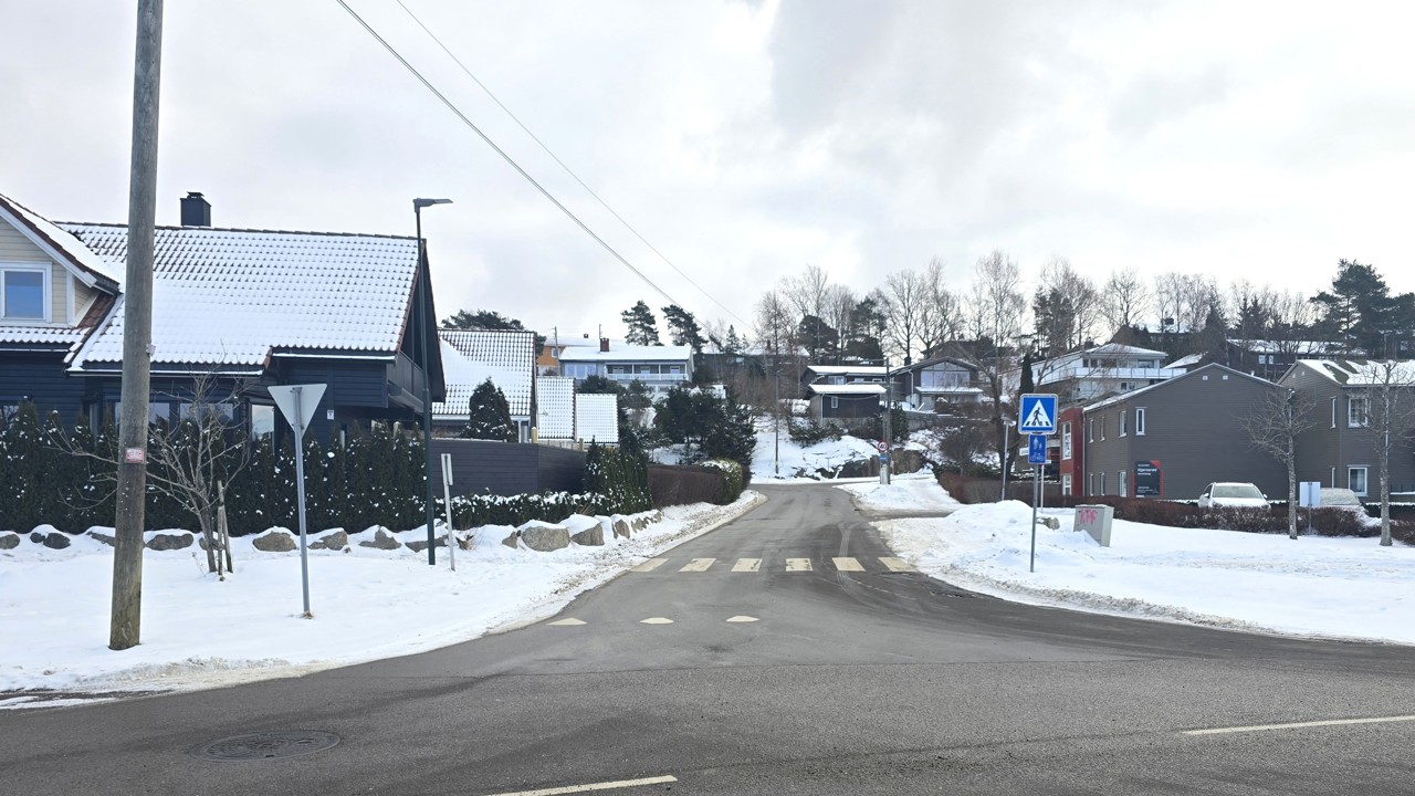 Joruns vei fra krysset med Veumveien